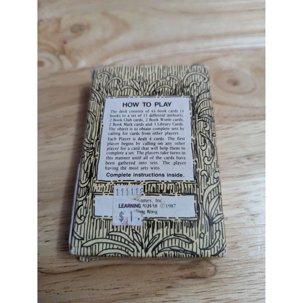 Whitehall Authors card game 1987 Mark Twain case Hong Kong